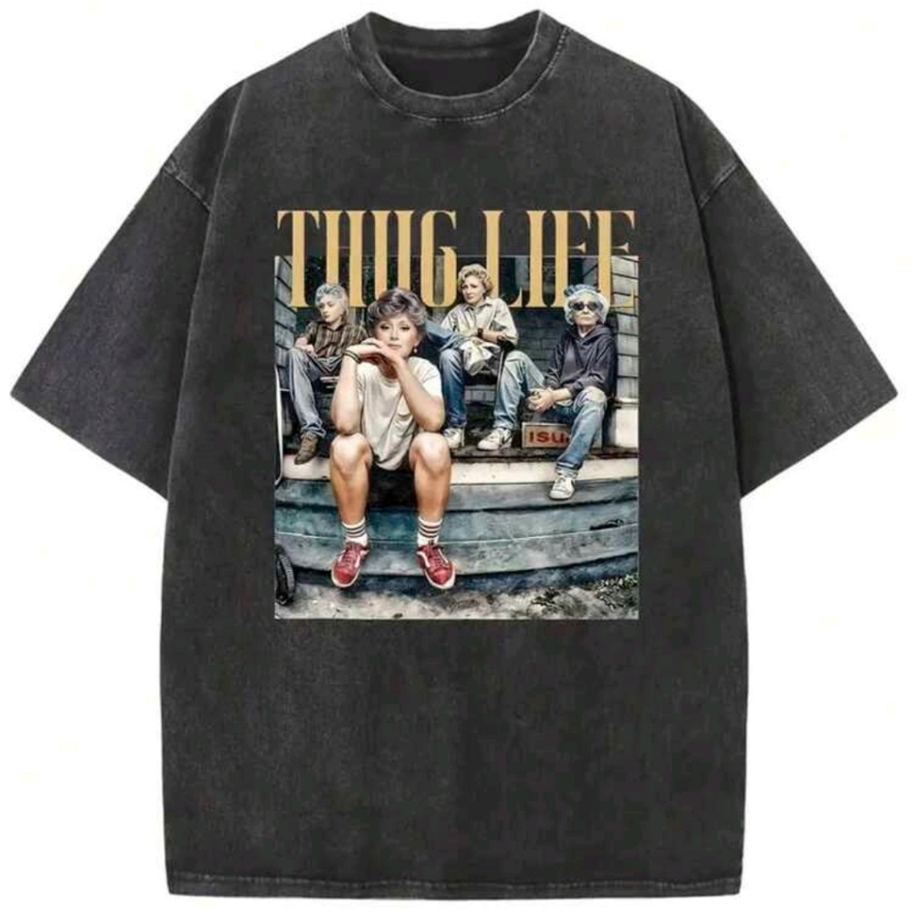 Thug Life Graphic T-Shirt Oversize